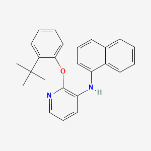 molecular formula C25H24N2O B14195586 2-(2-Tert-butylphenoxy)-n-(naphthalen-1-yl)pyridin-3-amine CAS No. 917900-54-0