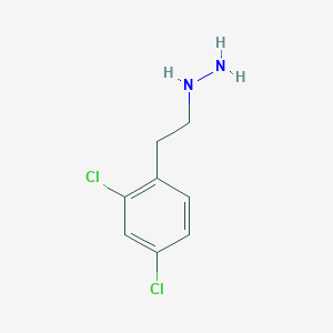 B1419561 1-(2,4-Dichlorophenethyl)hydrazine CAS No. 41074-45-7