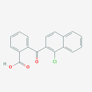 molecular formula C18H11ClO3 B14195647 2-(1-Chloronaphthalene-2-carbonyl)benzoic acid CAS No. 855471-67-9