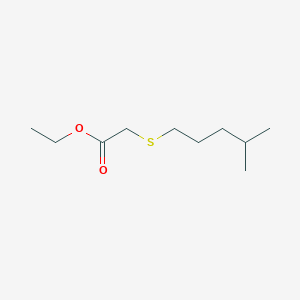 Ethyl [(4-methylpentyl)sulfanyl]acetate