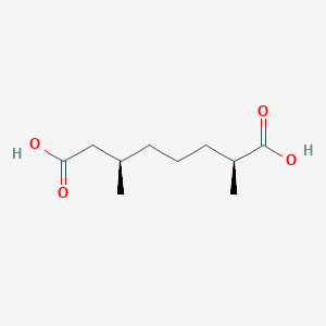 (2S,6R)-2,6-Dimethyloctanedioic acid