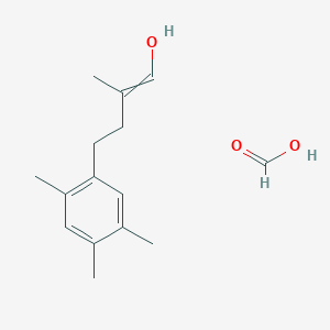 Formic acid;2-methyl-4-(2,4,5-trimethylphenyl)but-1-en-1-ol