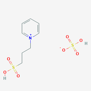 molecular formula C8H13NO7S2 B14195695 1-(3-Sulfopropyl)pyridin-1-ium hydrogen sulfate CAS No. 853994-48-6