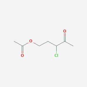 molecular formula C7H11ClO3 B141957 2-氯-3-氧代戊基乙酸酯 CAS No. 13051-49-5
