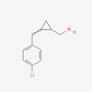 {2-[(4-Chlorophenyl)methylidene]cyclopropyl}methanol