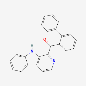 ([1,1'-Biphenyl]-2-yl)(9H-beta-carbolin-1-yl)methanone