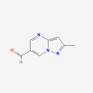 B1419574 2-Methylpyrazolo[1,5-a]pyrimidine-6-carbaldehyde CAS No. 933692-37-6