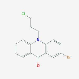 2-Bromo-10-(3-chloropropyl)acridin-9(10H)-one