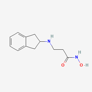 N~3~-(2,3-Dihydro-1H-inden-2-yl)-N-hydroxy-beta-alaninamide