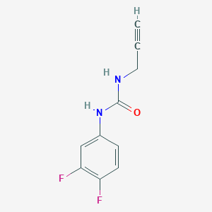 B1419578 1-(3,4-Difluorophenyl)-3-(prop-2-yn-1-yl)urea CAS No. 69921-71-7