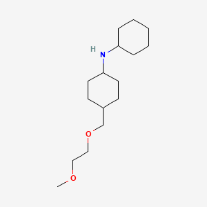 molecular formula C16H31NO2 B14195783 N-Cyclohexyl-4-[(2-methoxyethoxy)methyl]cyclohexan-1-amine CAS No. 920280-86-0