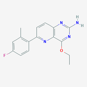 4-Ethoxy-6-(4-fluoro-2-methylphenyl)pyrido[3,2-d]pyrimidin-2-amine