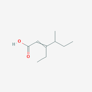 molecular formula C9H16O2 B14195864 3-Ethyl-4-methylhex-2-enoic acid CAS No. 922177-77-3