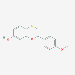 1,4-Benzoxathiin-7-ol, 2,3-dihydro-2-(4-methoxyphenyl)-