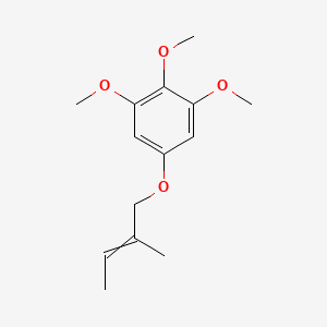 1,2,3-Trimethoxy-5-[(2-methylbut-2-en-1-yl)oxy]benzene