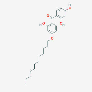 (2,4-Dihydroxyphenyl)[4-(dodecyloxy)-2-hydroxyphenyl]methanone