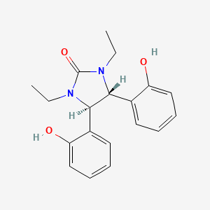 (4R,5R)-1,3-diethyl-4,5-bis(2-hydroxyphenyl)imidazolidin-2-one