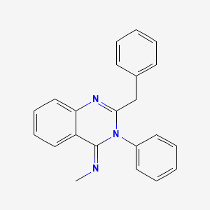 molecular formula C22H19N3 B14195942 (4E)-2-Benzyl-N-methyl-3-phenylquinazolin-4(3H)-imine CAS No. 918636-81-4