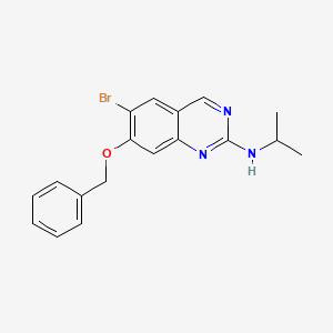 7-(Benzyloxy)-6-bromo-N-(propan-2-yl)quinazolin-2-amine