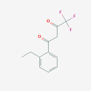 1-(2-Ethylphenyl)-4,4,4-trifluorobutane-1,3-dione