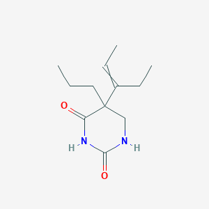 molecular formula C12H20N2O2 B14195984 5-(Pent-2-en-3-yl)-5-propyldihydropyrimidine-2,4(1H,3H)-dione CAS No. 831220-22-5