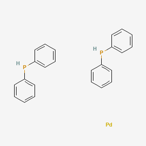 Diphenylphosphane--palladium (2/1)