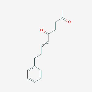 molecular formula C15H18O2 B14195992 9-Phenylnon-6-ene-2,5-dione CAS No. 917575-17-8