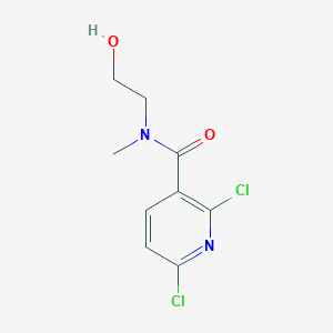 molecular formula C9H10Cl2N2O2 B14195997 2,6-dichloro-N-(2-hydroxyethyl)-N-methylpyridine-3-carboxamide CAS No. 919788-62-8