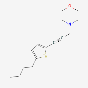 4-[3-(5-Butyltellurophen-2-yl)prop-2-yn-1-yl]morpholine