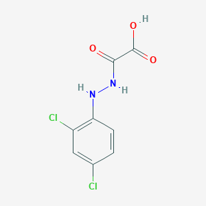 molecular formula C8H6Cl2N2O3 B1419602 [2-(2,4-二氯苯基)肼基](氧代)乙酸 CAS No. 1210220-80-6