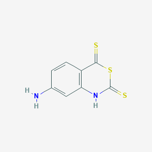 molecular formula C8H6N2S3 B14196038 7-amino-1H-3,1-benzothiazine-2,4-dithione CAS No. 851330-18-2