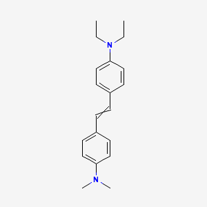 4-{2-[4-(Diethylamino)phenyl]ethenyl}-N,N-dimethylaniline