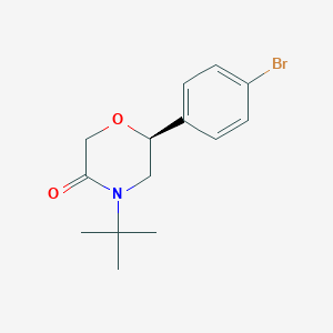 (6S)-6-(4-Bromophenyl)-4-tert-butylmorpholin-3-one