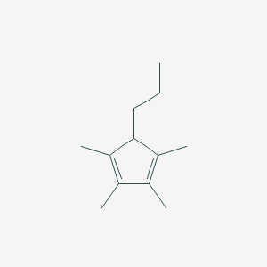 B1419609 Tetramethyl(N-propyl)cyclopentadiene CAS No. 64417-12-5