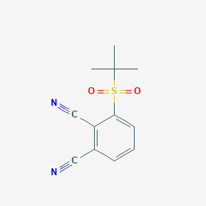 3-(2-Methylpropane-2-sulfonyl)benzene-1,2-dicarbonitrile