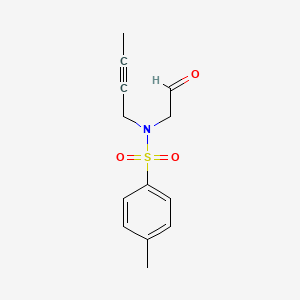 Benzenesulfonamide, N-2-butynyl-4-methyl-N-(2-oxoethyl)-