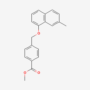 Methyl 4-{[(7-methylnaphthalen-1-yl)oxy]methyl}benzoate