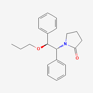 1-[(1R,2S)-1,2-Diphenyl-2-propoxyethyl]pyrrolidin-2-one