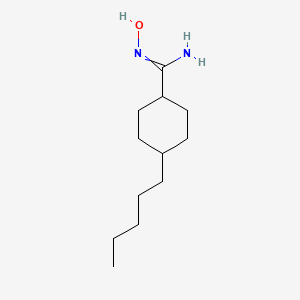 N'-hydroxy-4-pentylcyclohexane-1-carboximidamide