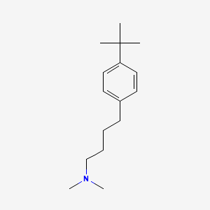 molecular formula C16H27N B14196209 4-(4-tert-butylphenyl)-N,N-dimethylbutan-1-amine CAS No. 922500-72-9