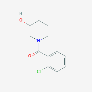 molecular formula C12H14ClNO2 B1419627 1-(2-氯苯甲酰)哌啶-3-醇 CAS No. 1090598-03-0