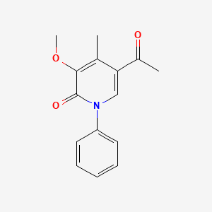 5-Acetyl-3-methoxy-4-methyl-1-phenylpyridin-2(1H)-one