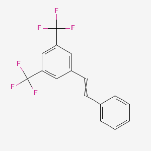 1-(2-Phenylethenyl)-3,5-bis(trifluoromethyl)benzene