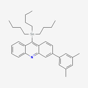 Acridine, 3-(3,5-dimethylphenyl)-9-(tributylstannyl)-