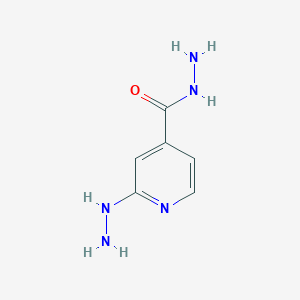 molecular formula C6H9N5O B1419632 2-肼基异烟肼 CAS No. 89465-51-0