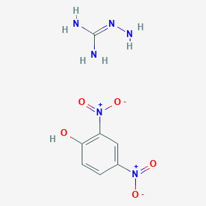 molecular formula C7H10N6O5 B14196370 2-Aminoguanidine;2,4-dinitrophenol CAS No. 844696-11-3