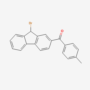 (9-Bromo-9H-fluoren-2-YL)(4-methylphenyl)methanone