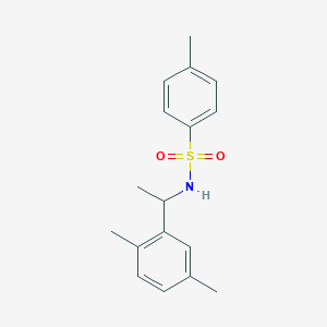 molecular formula C17H21NO2S B14196426 N-[1-(2,5-Dimethylphenyl)ethyl]-4-methylbenzene-1-sulfonamide CAS No. 885420-51-9