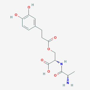 L-Alanyl-O-[3-(3,4-dihydroxyphenyl)propanoyl]-L-serine