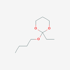 molecular formula C10H20O3 B14196458 2-Butoxy-2-ethyl-1,3-dioxane CAS No. 923035-52-3